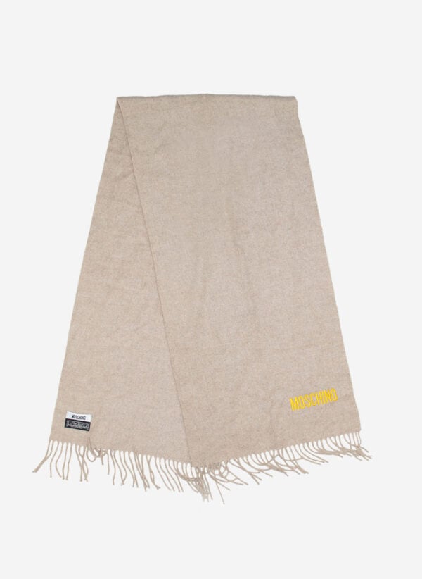 VINTAGE MOSCHINO WOLLSCHAL