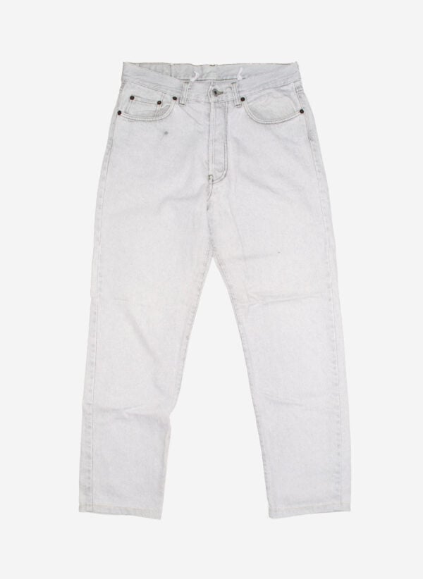 VINTAGE SCHOTT N.Y.C. JEANS HELLGRAU – Bild 2