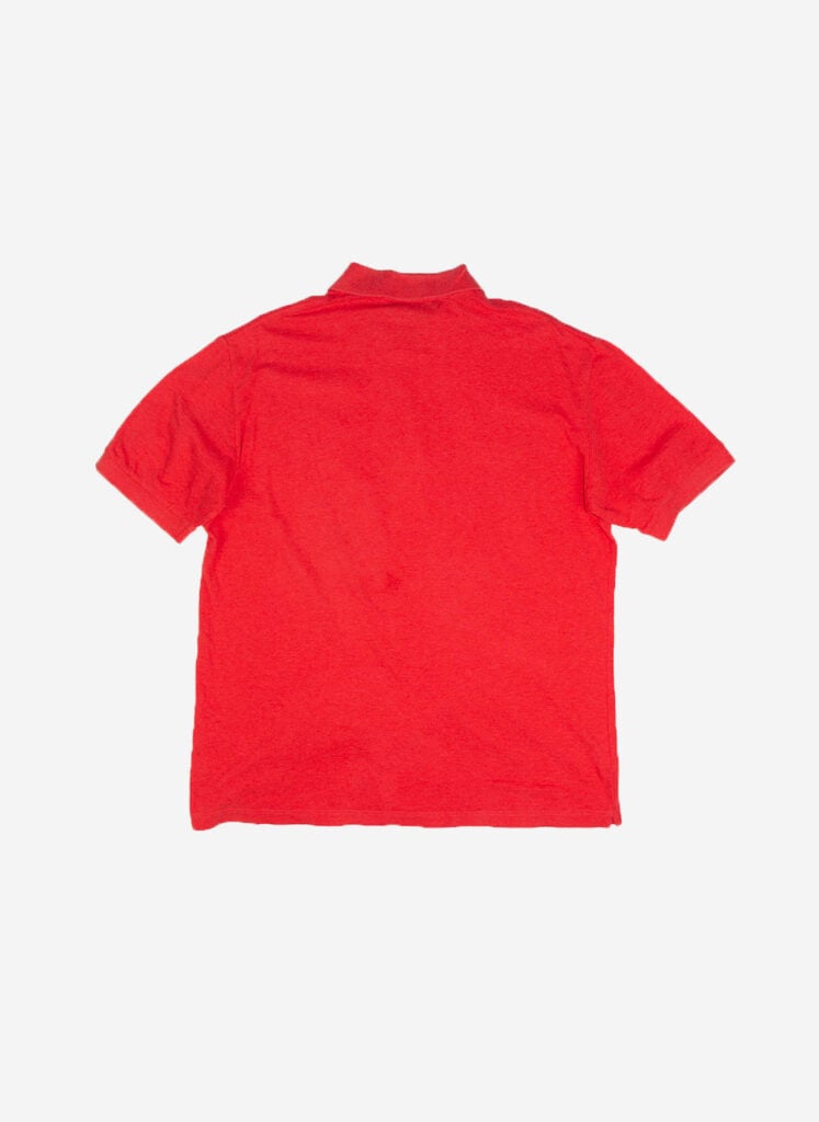 VINTAGE VALENTINO POLOSHIRT ORANGEROT