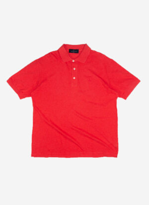 VINTAGE VALENTINO POLOSHIRT ORANGEROT