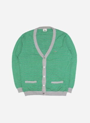 LACOSTE CARDIGAN STRIPED