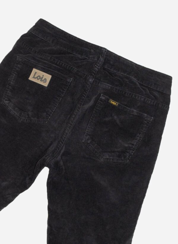 LOIS WOMEN'S CORDHOSE SCHWARZ – Bild 3