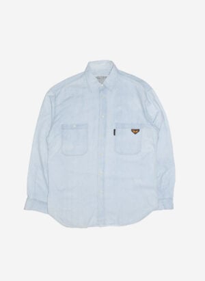 VINTAGE 90s AVIREX HEMD HELLBLAU