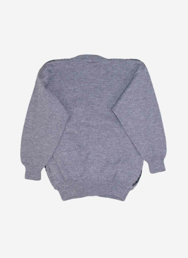 VINTAGE CARDIGAN GRAU – Bild 3