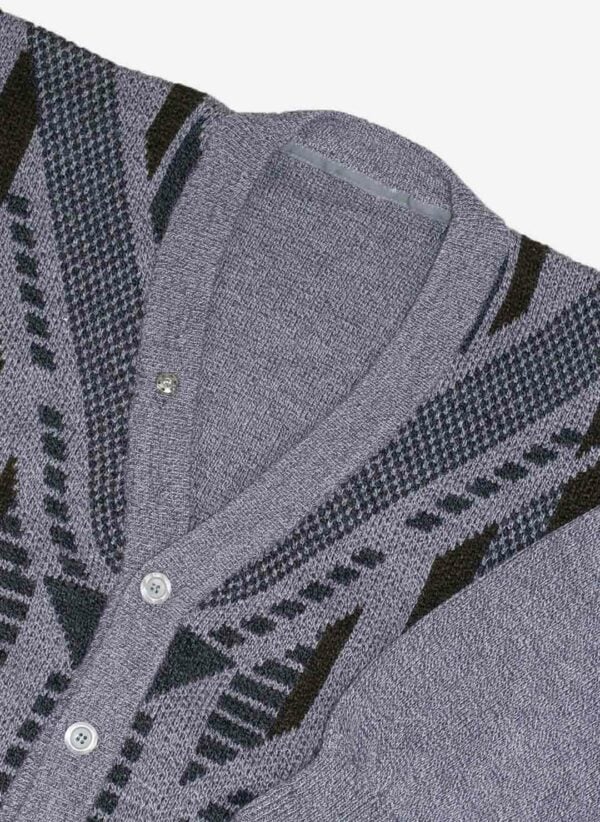 VINTAGE CARDIGAN GRAU – Bild 2