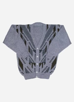 VINTAGE CARDIGAN GRAU