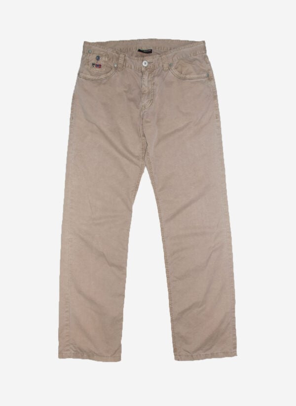 VINTAGE NAPAJIRI HOSE BEIGE – Bild 2
