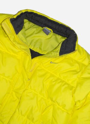 VINTAGE NIKE Y2K WOMEN’S PUFFERJACKE GELB