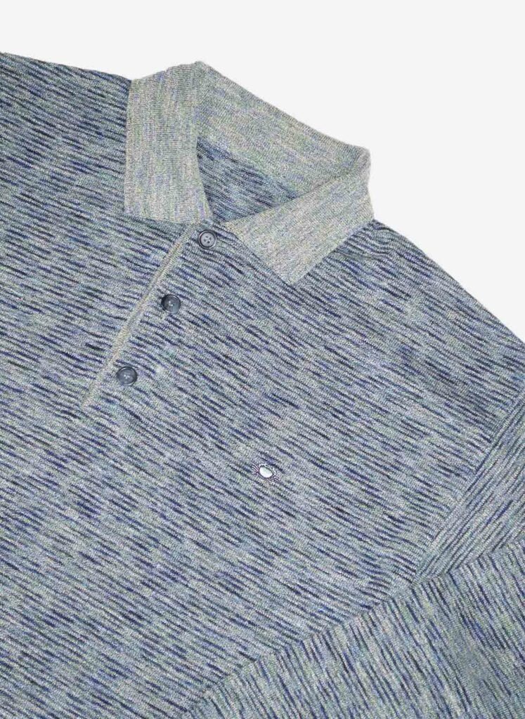VINTAGE LANGARM POLOSHIRT
