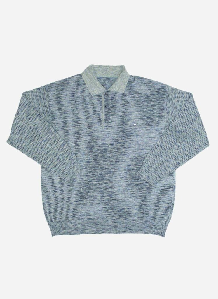 VINTAGE LANGARM POLOSHIRT