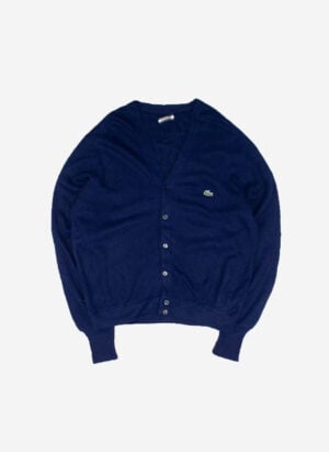 VINTAGE 70s IZOD LACOSTE CARDIGAN NAVY