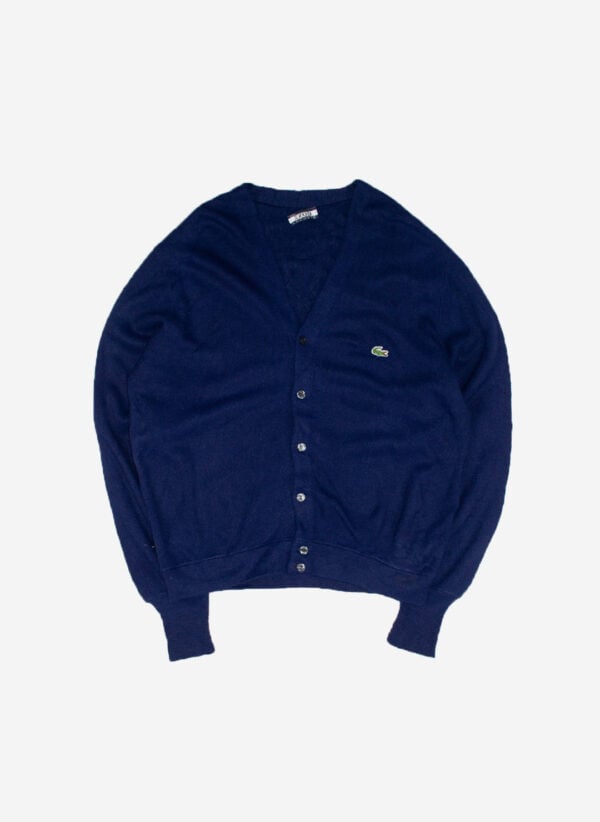 VINTAGE 70s IZOD LACOSTE CARDIGAN NAVY