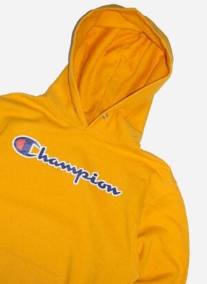 VINTAGE CHAMPION HOODIE GELB