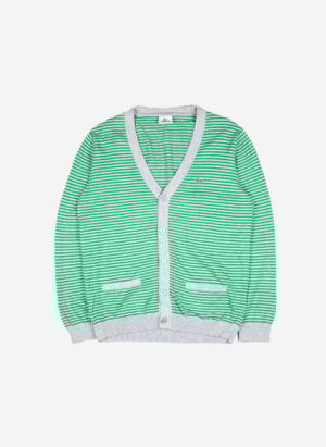 Vintage Lacoste Cardigan gestreift