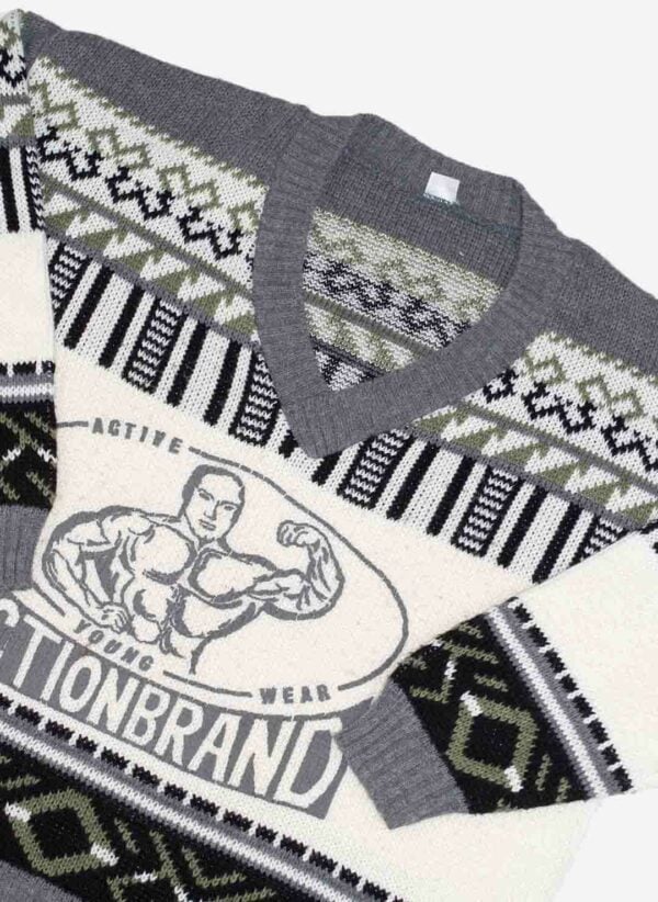 VINTAGE V-NECK KNITSWEATER – Bild 2
