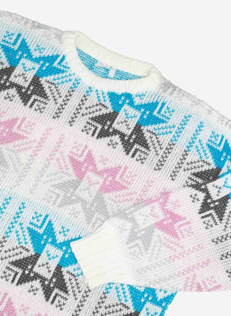 VINTAGE WOLLPULLOVER STARS