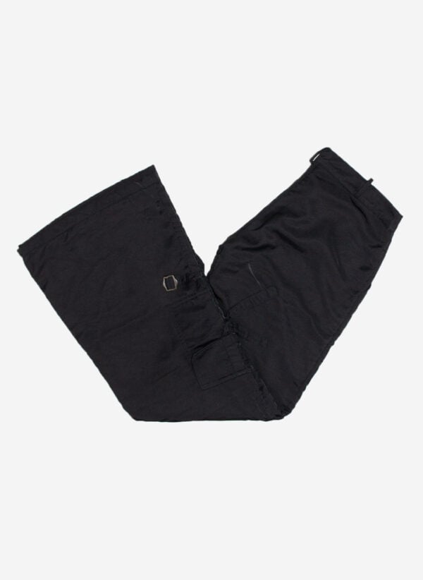 VINTAGE FANCY FLARED PANTS SCHWARZ
