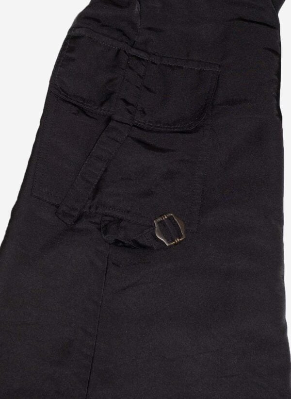 VINTAGE FANCY FLARED PANTS SCHWARZ – Bild 3