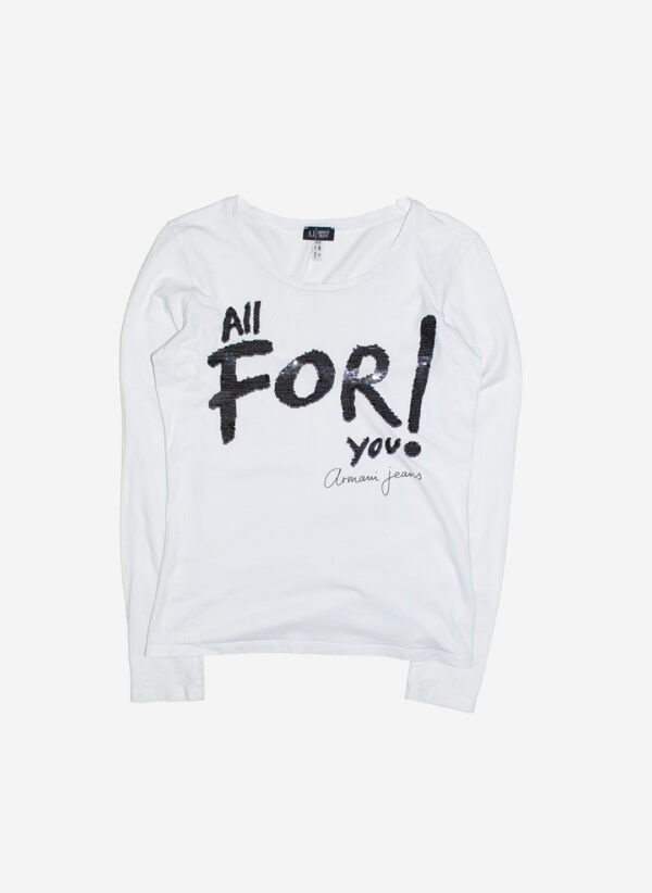 ARMANI "ALL FOR YOU" LONGSLEEVE