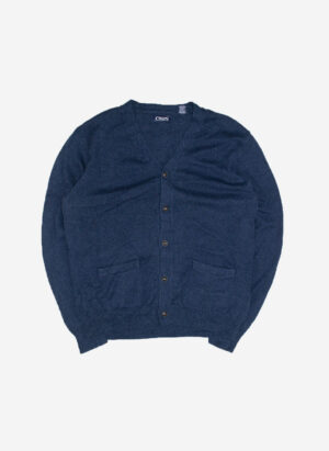 Chaps Knit Cardigan navy