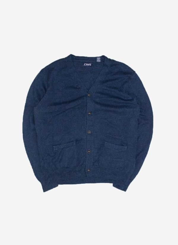 Chaps Knit Cardigan navy
