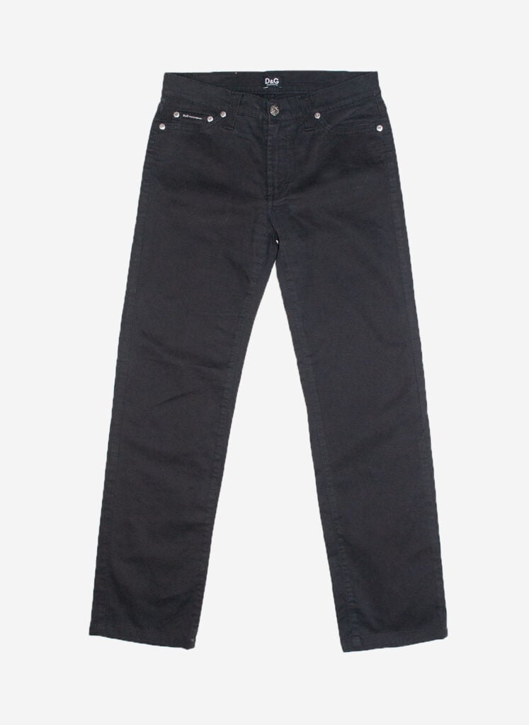 DOLCE & GABBANA WOMEN'S HOSE SCHWARZ