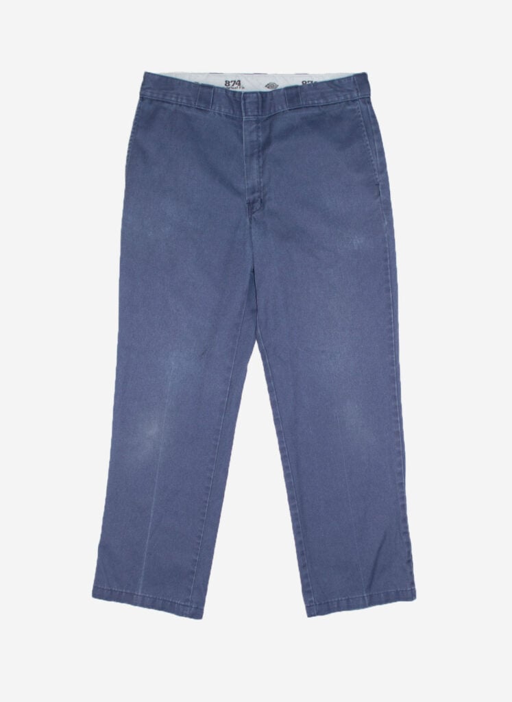 DICKIES 874 WORKWEAR HOSE BLAU WASHED