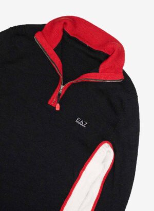 Emporio Armani Woll Half-Zip