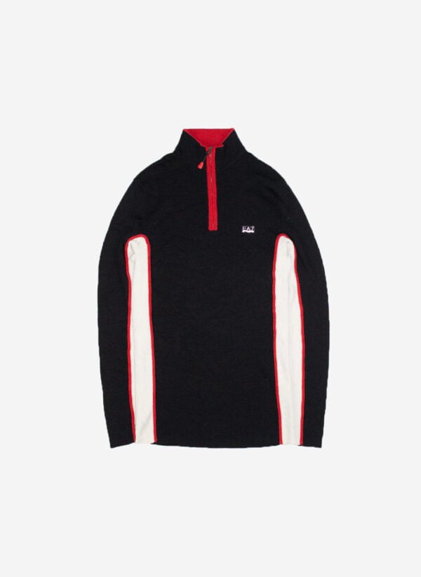 Emporio Armani Woll Half-Zip