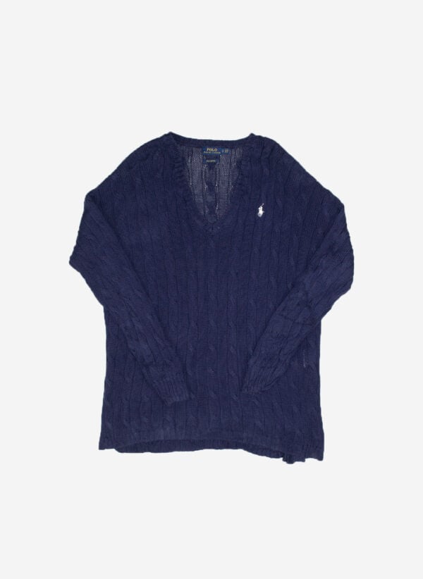 POLO RALPH LAUREN WOMEN'S KNITSWEATER NAVY