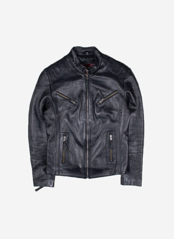 Real Leather women's Lederjacke schwarz