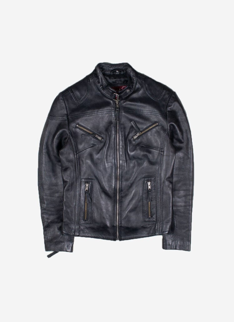 Real Leather women's Lederjacke schwarz