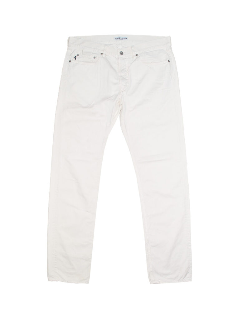 STONE ISLAND JEANS WEISS