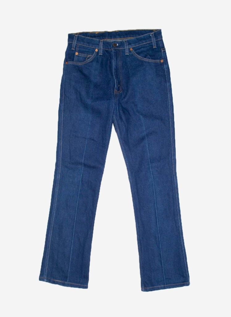 VINTAGE 90s LEVI'S 417 ORANGETAB JEANS DUNKELBLAU