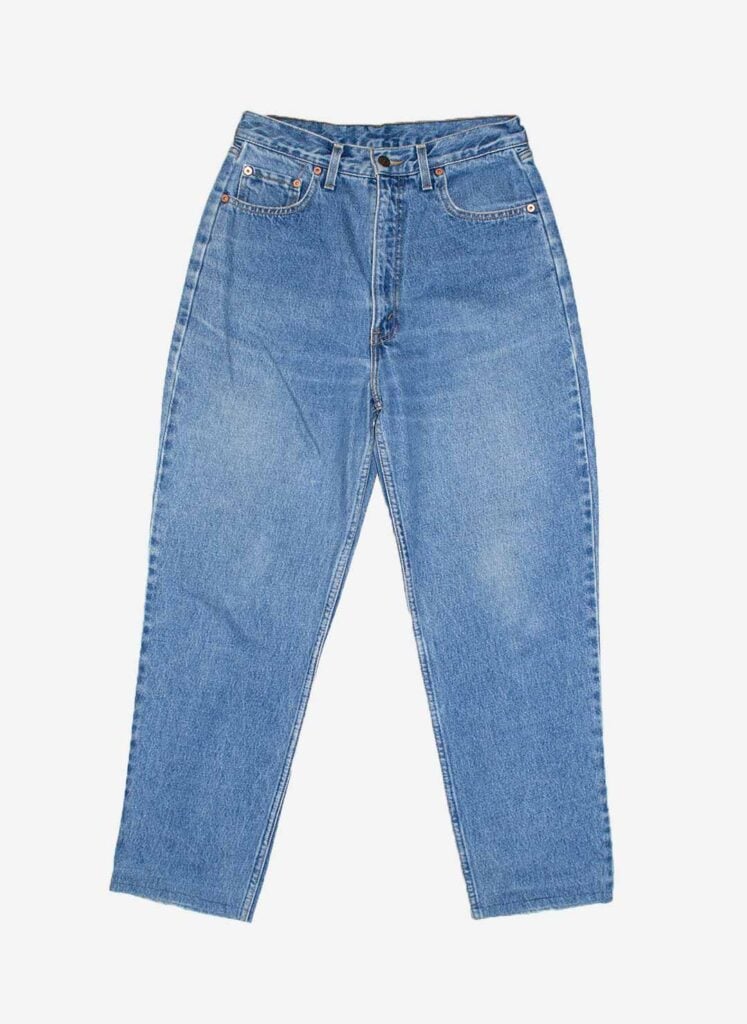 VINTAGE LEVI'S 881 ORANGE TAB KAROTTENJEANS