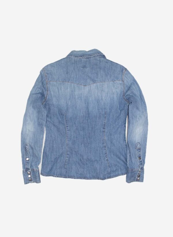 VINTAGE 80s DOLCE & GABBANA WOMEN'S JEANSBLUSE – Bild 3