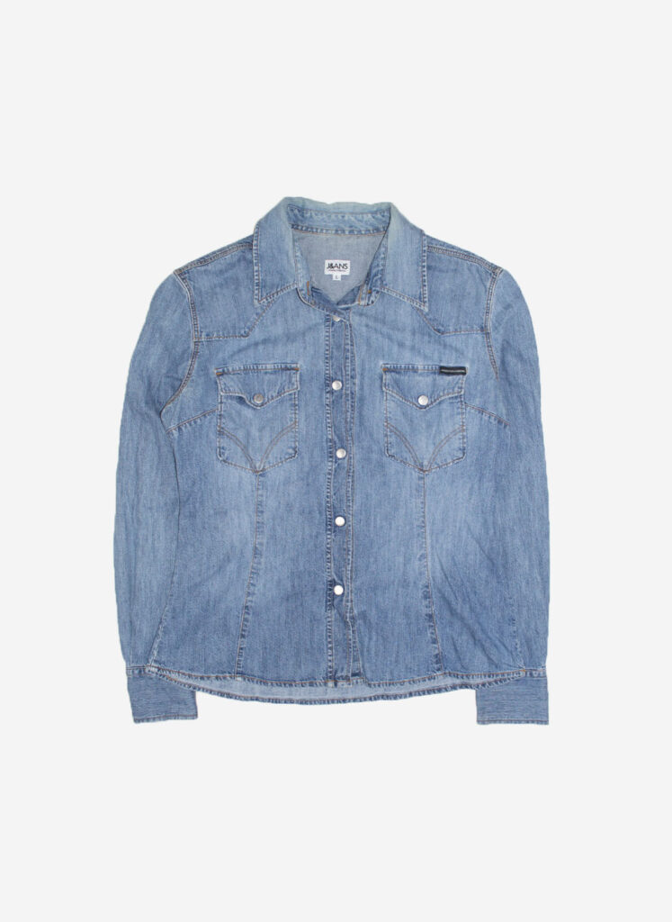 VINTAGE 80s DOLCE & GABBANA WOMEN'S JEANSBLUSE