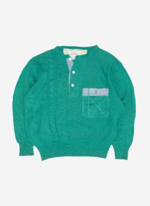 VINTAGE 80s ICEBERG KNITSWEATER GRÜN