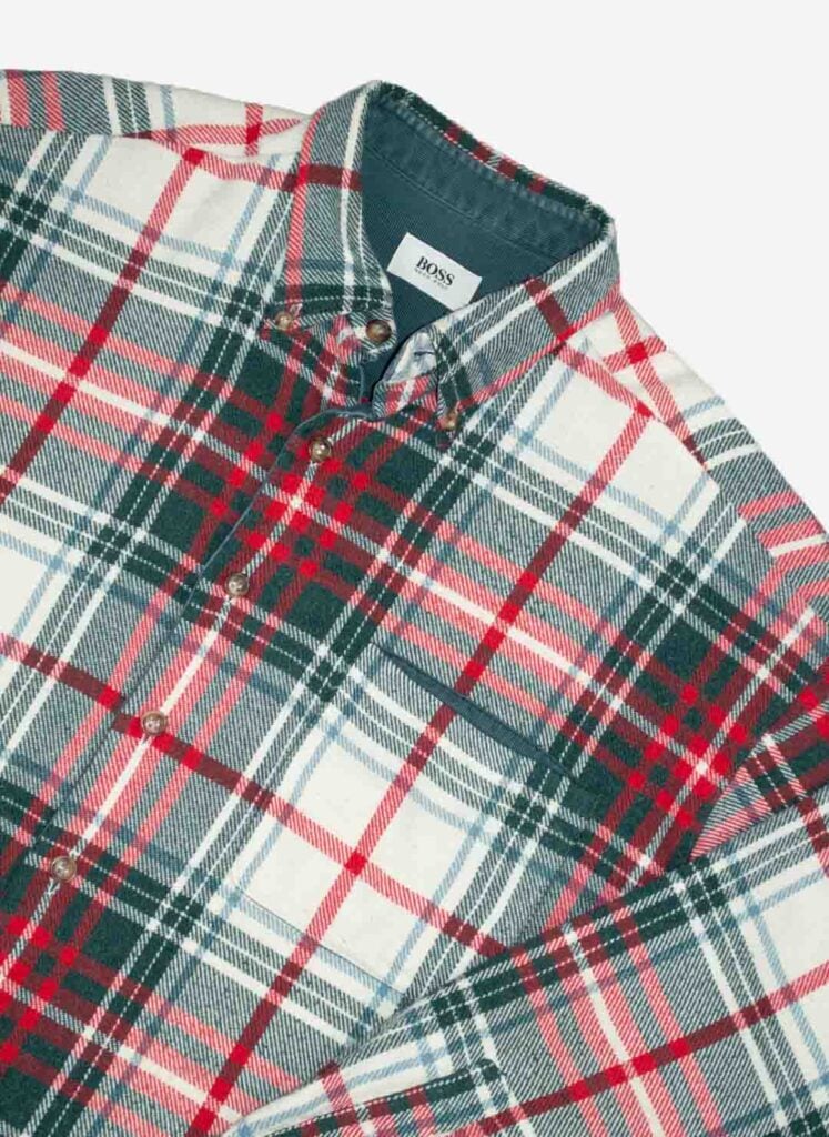 Vintage 90s Hugo Boss Flanell