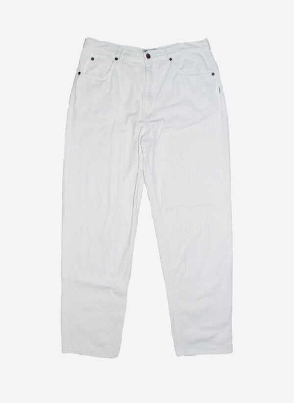 VINTAGE 90s MISSONI JEANS WEISS – Bild 2