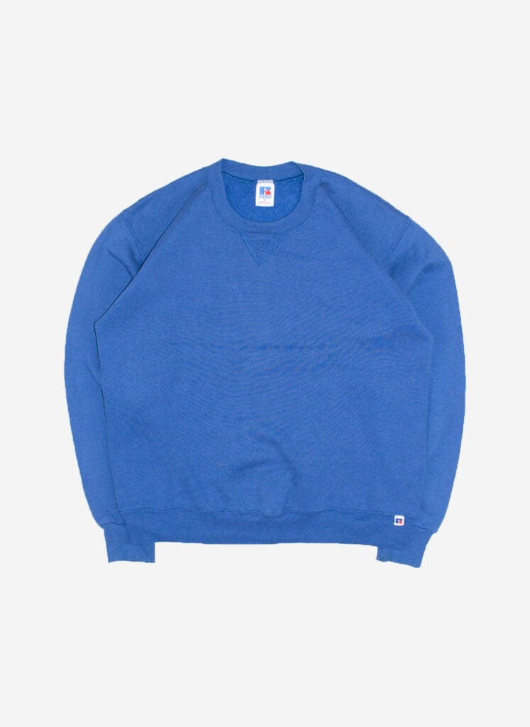 Vintage 90s Russell Athletic Sweater blau