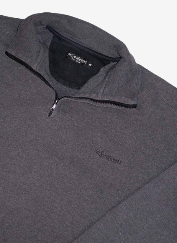 VINTAGE 90s YVES SAINT LAURENT HALFZIP – Bild 2