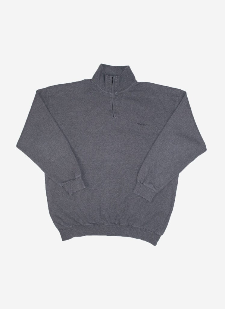 VINTAGE 90s YVES SAINT LAURENT HALFZIP