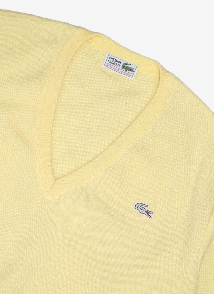 Vintage Chemise Lacoste V-Neck Knitsweater