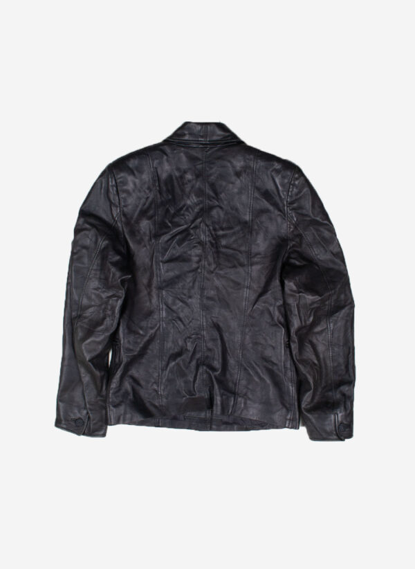 VINTAGE LEDERJACKE WOMEN'S SCHWARZ – Bild 3