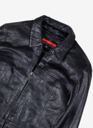 Vintage Lederjacke women’s schwarz