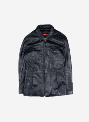 Vintage Lederjacke women’s schwarz