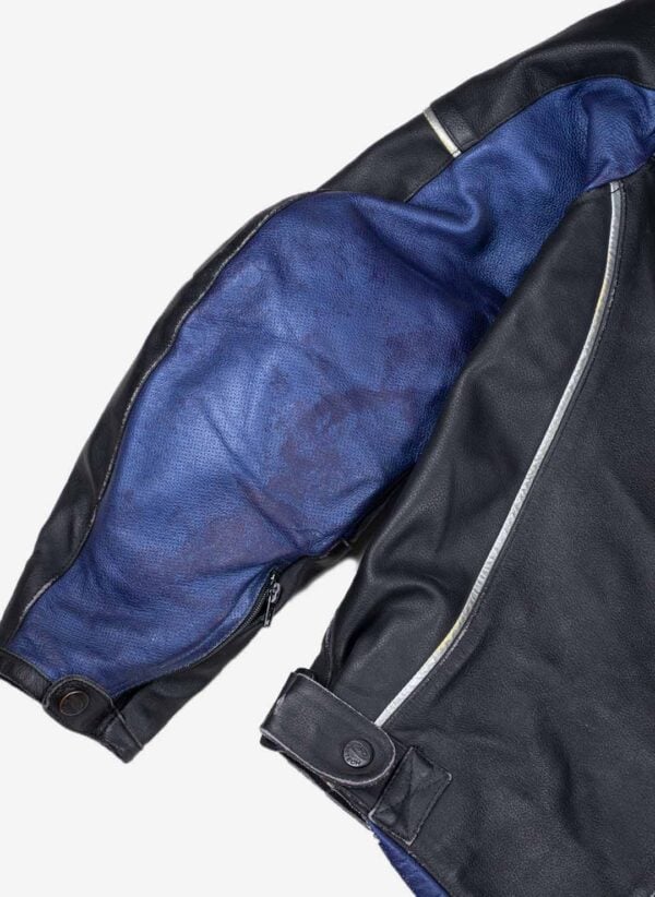 VINTAGE MTECH BIKER LEDERJACKE – Bild 4