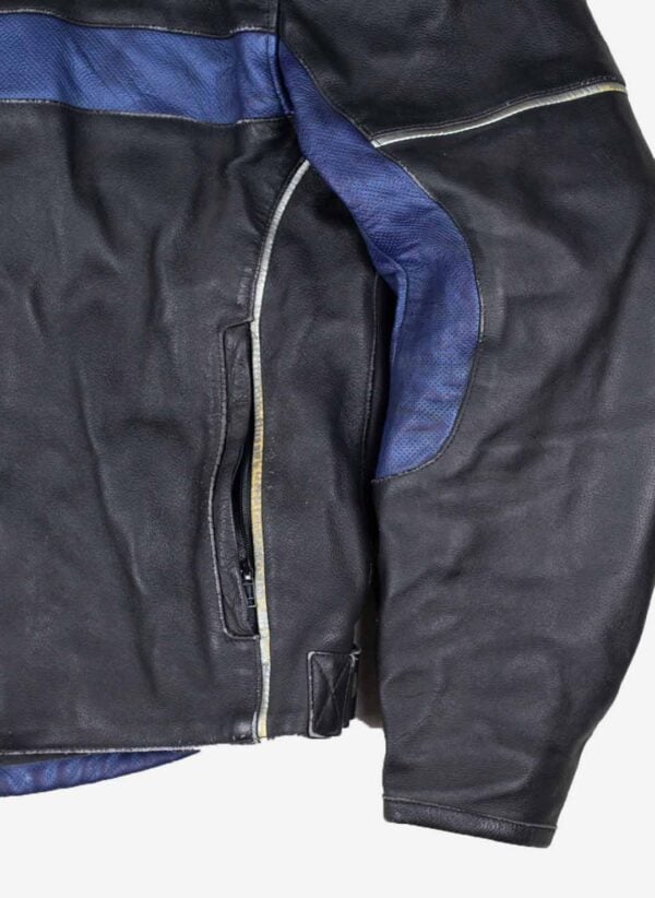 VINTAGE MTECH BIKER LEDERJACKE – Bild 3