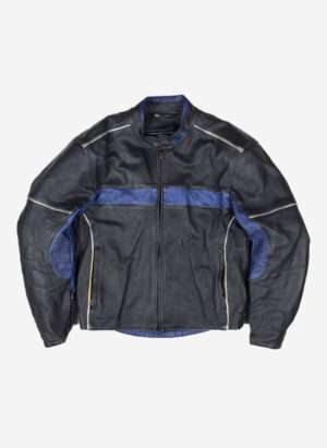 VINTAGE MTECH BIKER LEDERJACKE